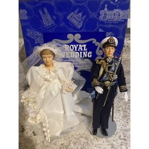 Rare House Of Nisbet Doll Set Princess Charles Princess Diana Signed Numbered